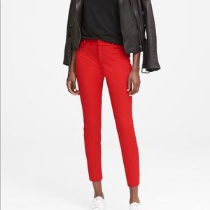 Banana Republic Sloan Pant in Red Size 6